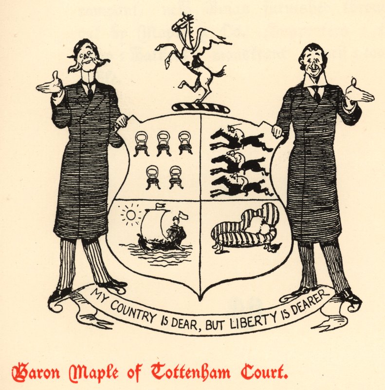 Baron Maple Of Tottenham Court (grawerowanie) autorstwa Edward Tennyson Reed