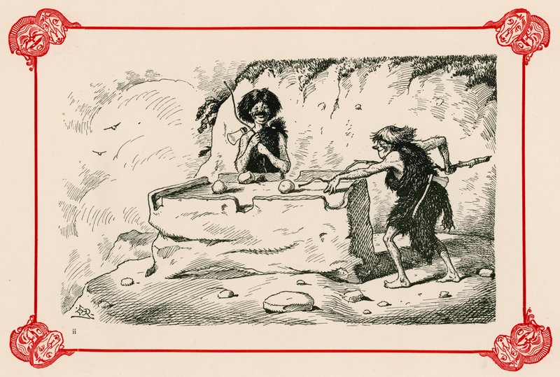 Pradawny bilard autorstwa Edward Tennyson Reed