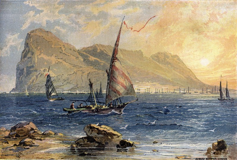 Gibraltar autorstwa Edward Whymper