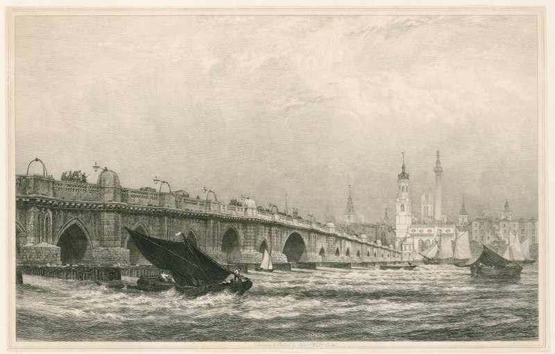 most Londyński autorstwa Edward William Cooke