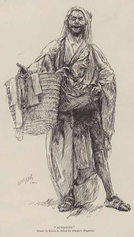 Autolycus autorstwa Edwin Austin Abbey