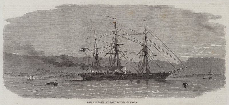 Alabama w Port Royal na Jamajce? autorstwa Edwin Weedon