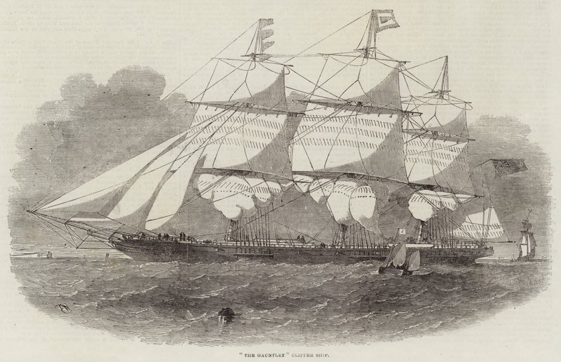 Statek Clipper Gauntlet autorstwa Edwin Weedon