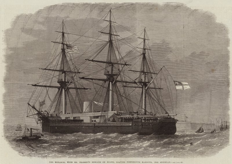 Monarch ze szczątkami pana Peabody