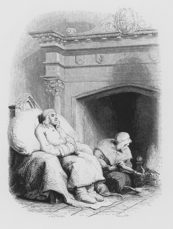 Shakespeare, Lean And Slipper’d Pantaloon (grafika) autorstwa Edwin (after) Landseer