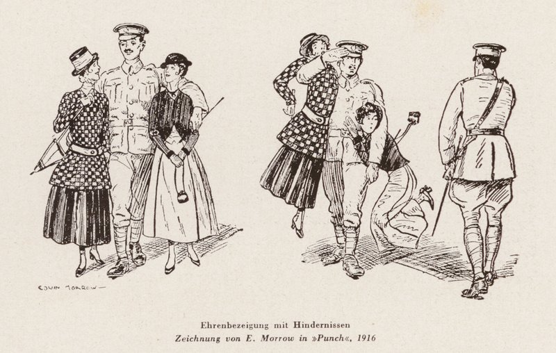 Salut z trudnościami (litografia) autorstwa Edwin A. Morrow