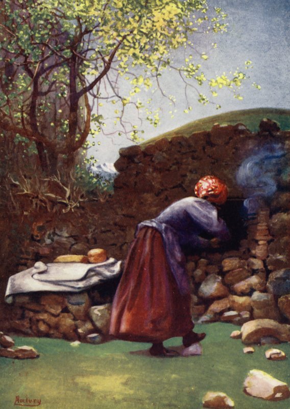 Korsyka: Piec do pieczenia, Aleria (kolor lito) autorstwa Edwin Arthur Norbury