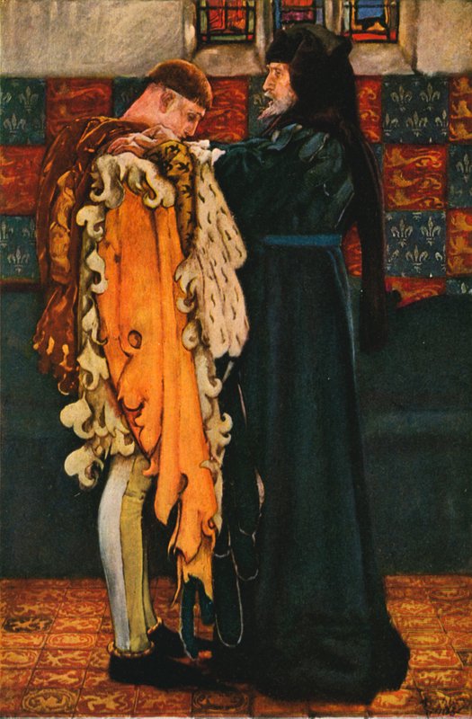 Król Henryk IV i książę Henryk autorstwa Edwin Austin after Abbey