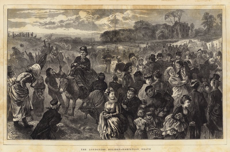 Święto Londyńczyków, Hampstead Heath autorstwa Edwin Buckman