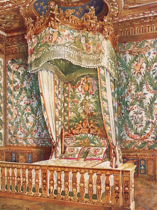 Pozłacane łoże królowej Marii Antoniny autorstwa Edwin John Foley