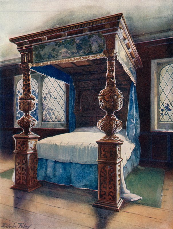 Łóżko Littlecote autorstwa Edwin John Foley
