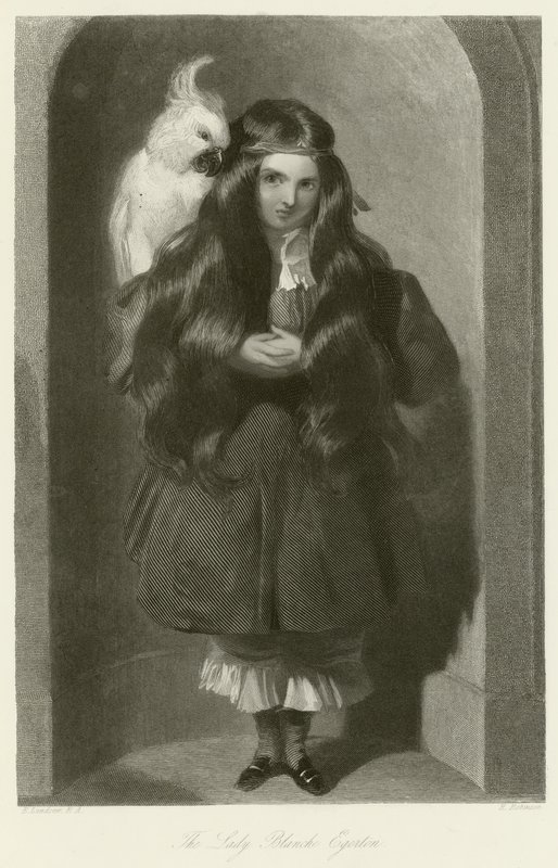 Lady Blanche Egerton autorstwa Edwin Landseer