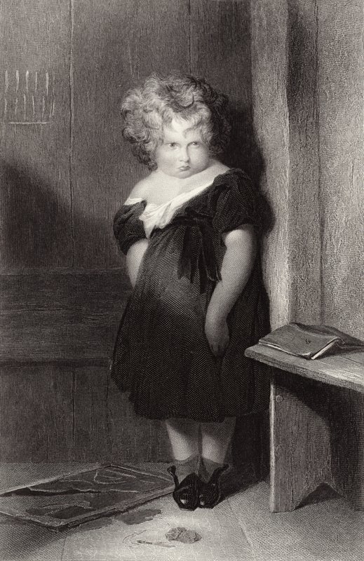 Niegrzeczny chłopiec autorstwa Edwin Landseer