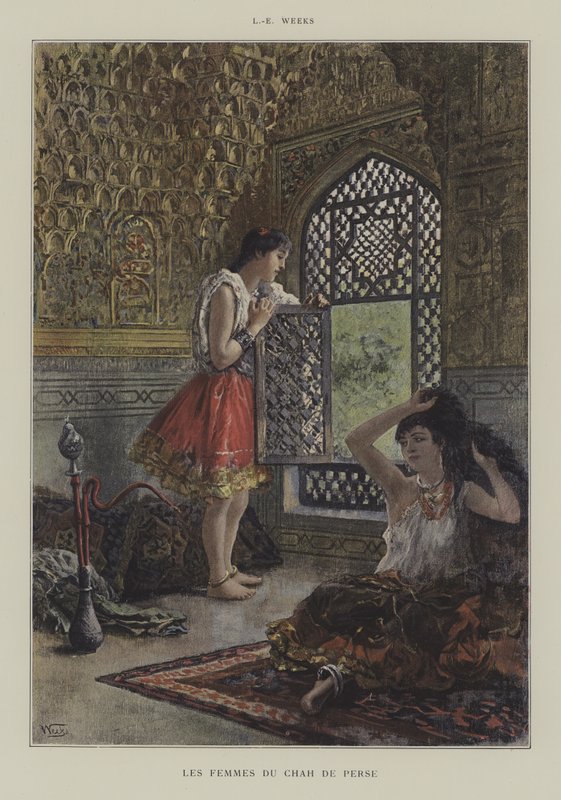 Żony szacha Persji autorstwa Edwin Lord Weeks