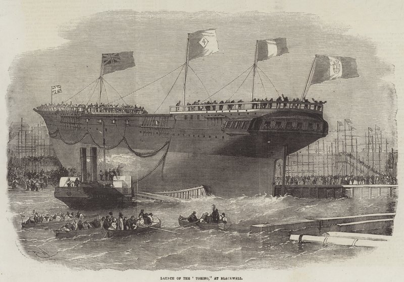 Premiera Torino w Blackwall autorstwa Edwin Weedon