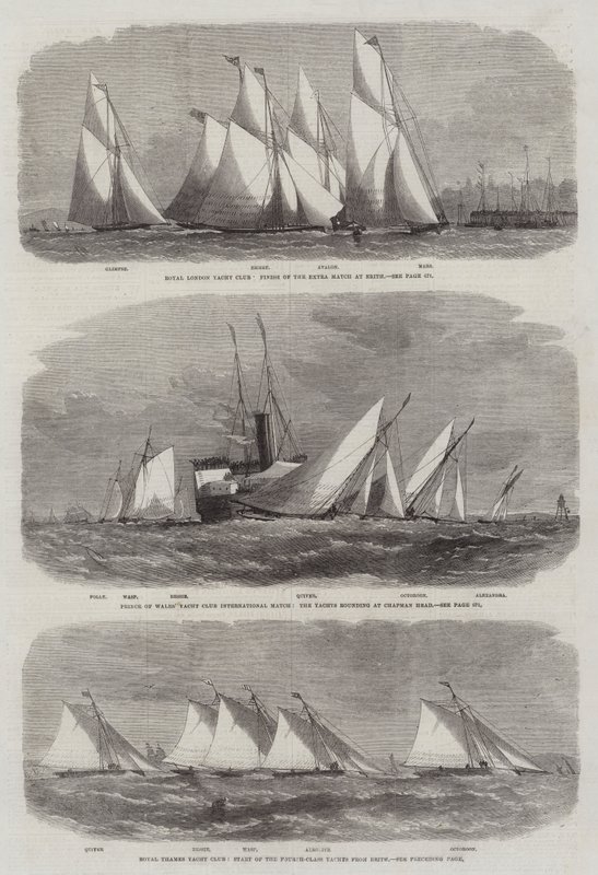 Royal Thames Yacht Club autorstwa Edwin Weedon