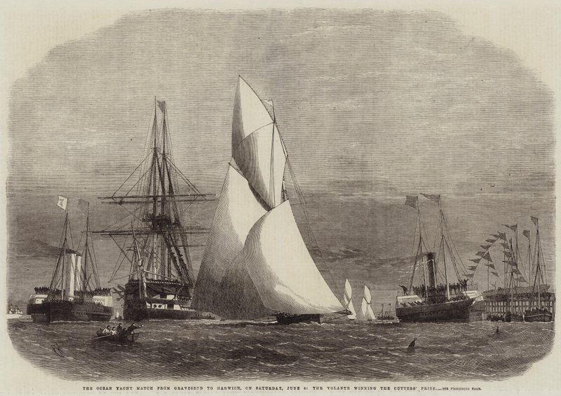 Ocean Yacht Match z Gravesend do Harwich, w sobotę 4 czerwca, Volante zdobywa nagrodę Cutters