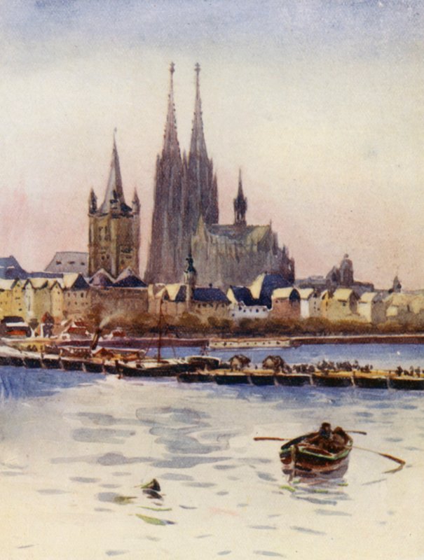Ren: Opuszczając Kolonię, Kolonia (kolorowa litografia) autorstwa Effie Jardine
