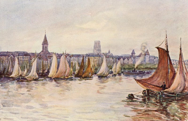 Ren: Rotterdam (kolorowa litografia) autorstwa Effie Jardine