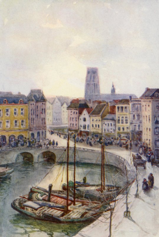 Ren: Rotterdam (kolorowa litografia) autorstwa Effie Jardine