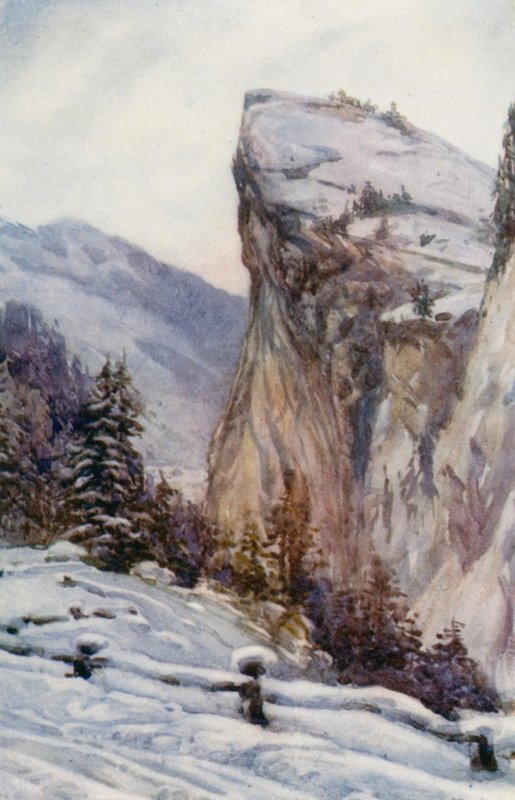 Ren: Hohen-Rhatien (kolorowa litografia) autorstwa Effie Jardine