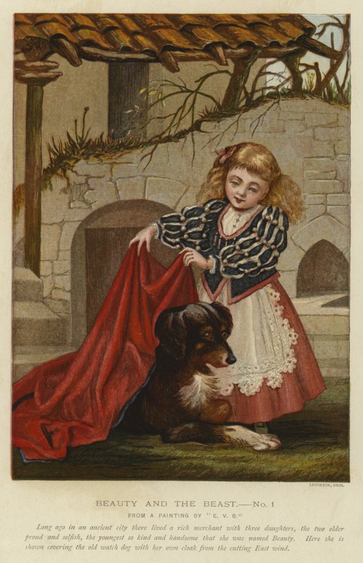 Scena z Pięknej i Bestii autorstwa Eleanor Vere Boyle