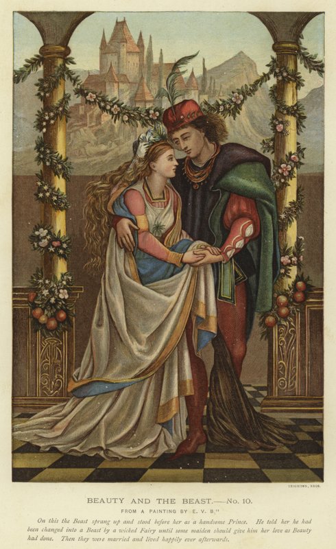 Scena z Pięknej i Bestii autorstwa Eleanor Vere Boyle