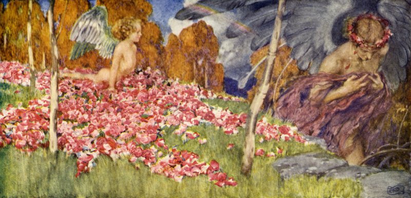 Inna droga miłości (kolor lito) autorstwa Eleanor Fortescue Brickdale