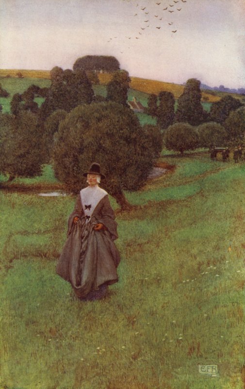 Okrutna Barbara Allen (kolor lito) autorstwa Eleanor Fortescue Brickdale