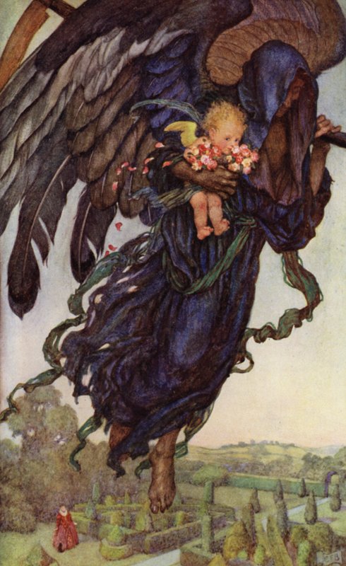 Zbierz pąki róż, póki możesz, Stary Czas wciąż lata (kolor lito) autorstwa Eleanor Fortescue Brickdale