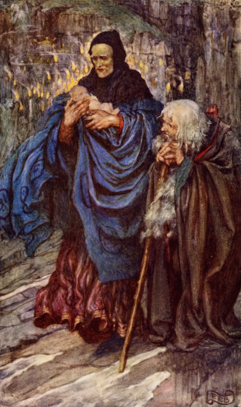 Ginewra (kolor lito) autorstwa Eleanor Fortescue Brickdale