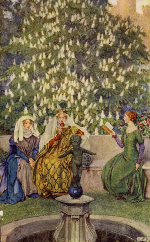 Ginewra (kolor lito) autorstwa Eleanor Fortescue Brickdale