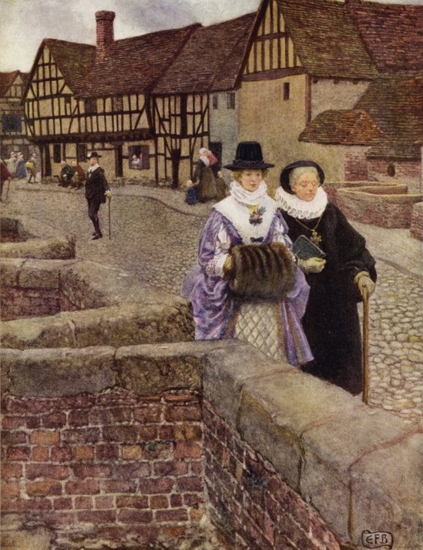Widziałem ją, ale ją mijała, A jednak kocham ją aż do śmierci! (kolor lito) autorstwa Eleanor Fortescue Brickdale
