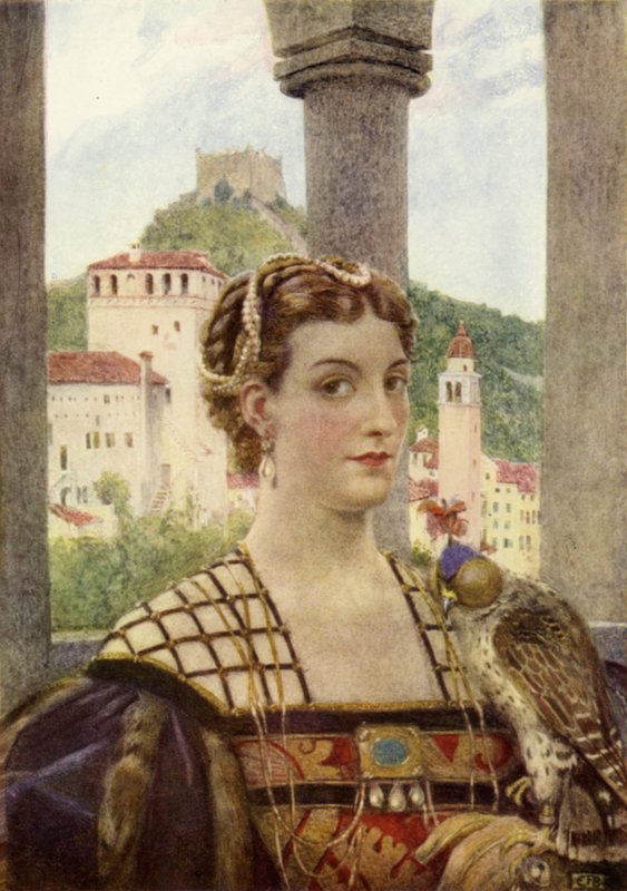 Królowa Kate (kolor lito) autorstwa Eleanor Fortescue Brickdale