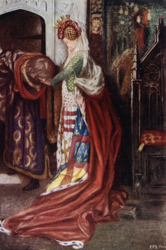 Król Henryk VI część 2 (kolor lito) autorstwa Eleanor Fortescue Brickdale