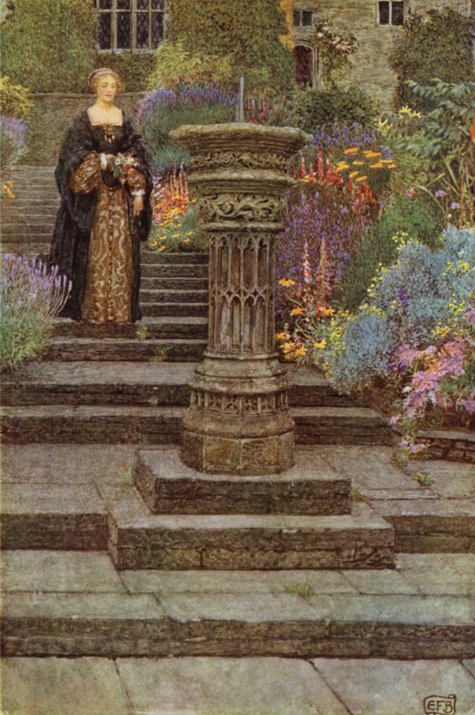 Lubię te ogrody chwały, które tutaj są. Kwietno-słodkie podobieństwo ciebie (kolor lito) autorstwa Eleanor Fortescue Brickdale