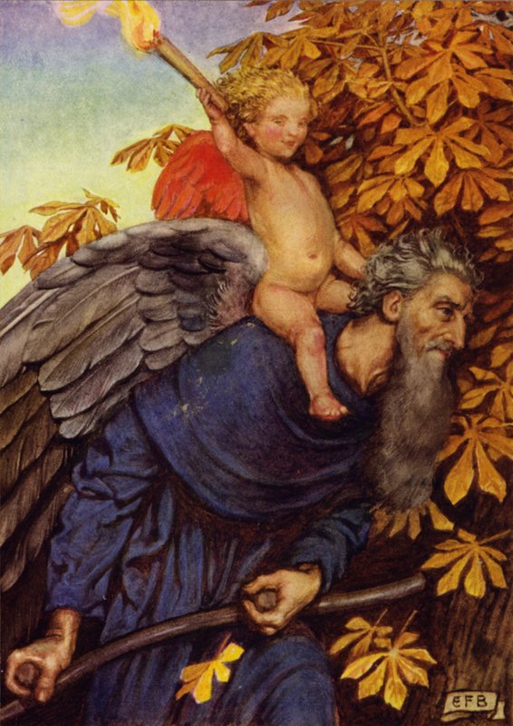 Miłość nie jest głupcem czasu (kolor lito) autorstwa Eleanor Fortescue Brickdale