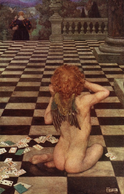 O miłość! czy ona ci to zrobiła? Co będzie, niestety! stać się ze mnie? (kolor lito) autorstwa Eleanor Fortescue Brickdale