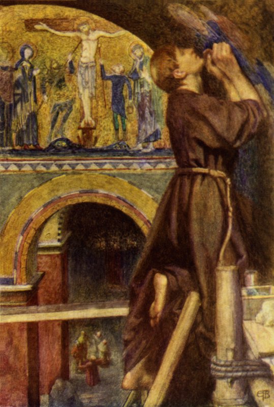 Stare obrazy we Florencji (kolor lito) autorstwa Eleanor Fortescue Brickdale