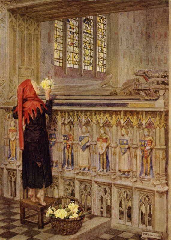 Tylko czyny sprawiedliwych Pachną słodko i kwitną w ich kurzu (kolor lito) autorstwa Eleanor Fortescue Brickdale