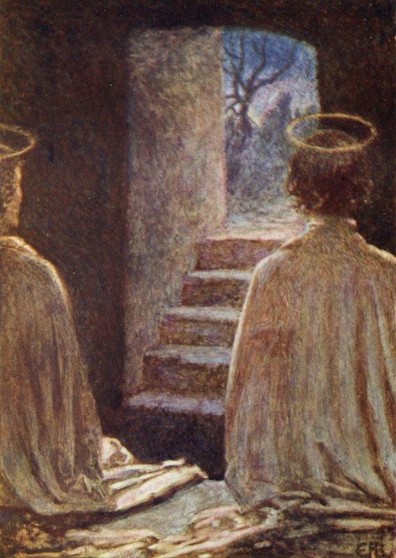 Pusty grobowiec (kolor lito) autorstwa Eleanor Fortescue Brickdale
