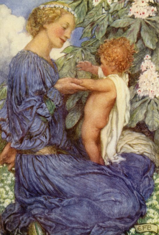 Ostatnia przejażdżka razem (kolor lito) autorstwa Eleanor Fortescue Brickdale