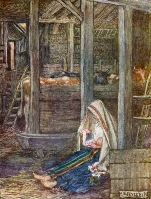Narodzenia (kolor lito) autorstwa Eleanor Fortescue Brickdale