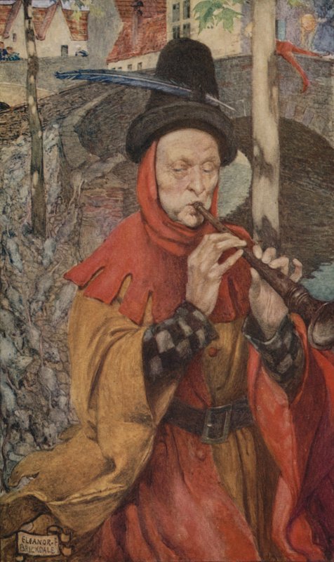 Pied Piper (kolor lito) autorstwa Eleanor Fortescue Brickdale