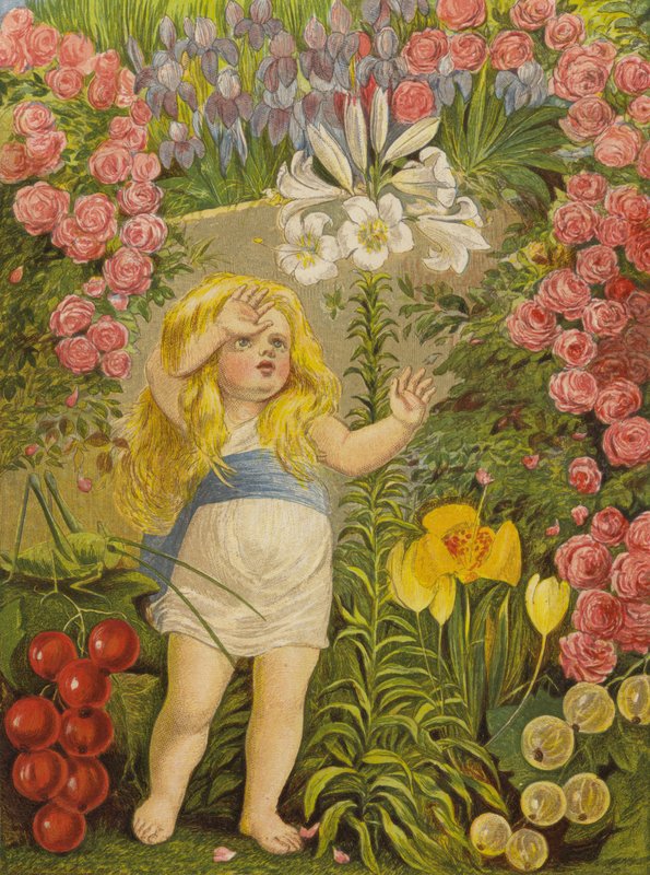 Lilia, kwiat nieba (kolor lito) autorstwa Eleanor Fortescue Brickdale