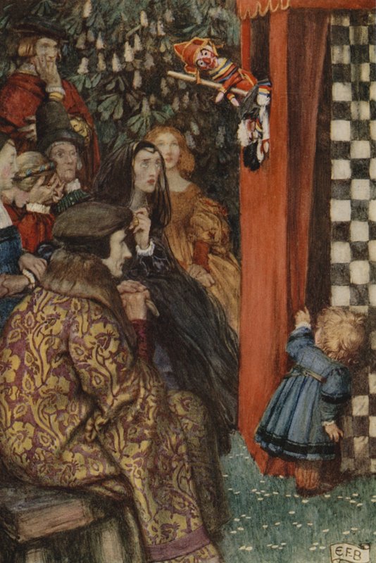 Przypuśćmy, że jeden oszust może zafascynować to wszystko, były bardziej Cudowne (kolor lito) autorstwa Eleanor Fortescue Brickdale