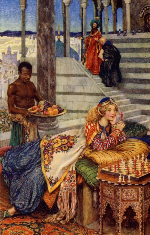 Vivien (kolor lito) autorstwa Eleanor Fortescue Brickdale