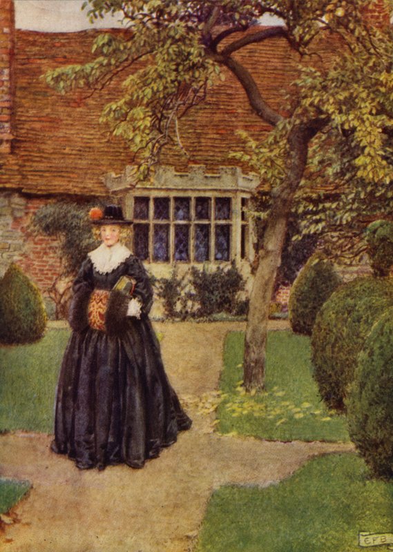 Kiedy jak w jedwabiu moja Julia idzie (kolor lito) autorstwa Eleanor Fortescue Brickdale