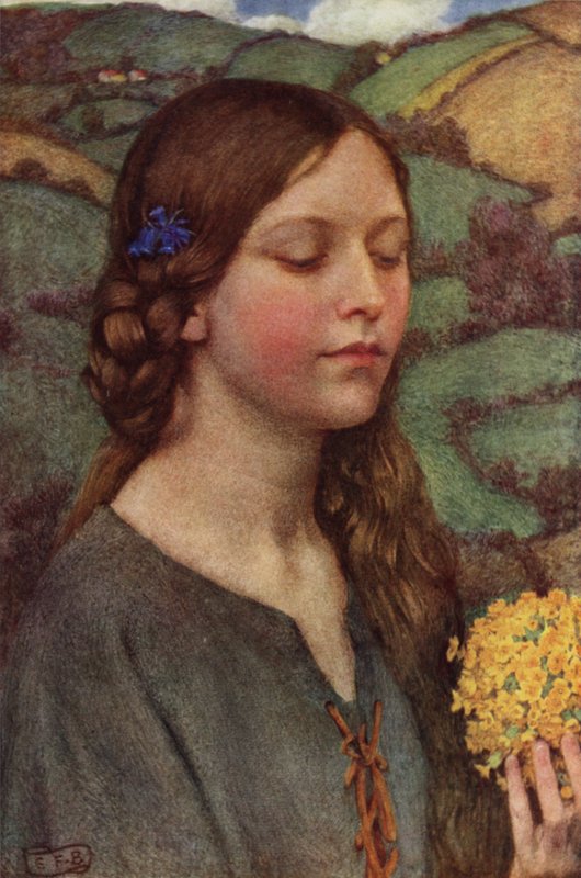 Kim jest Silvia? Czym ona jest, że wszystkie nasze stada ją chwalą? (kolor lito) autorstwa Eleanor Fortescue Brickdale