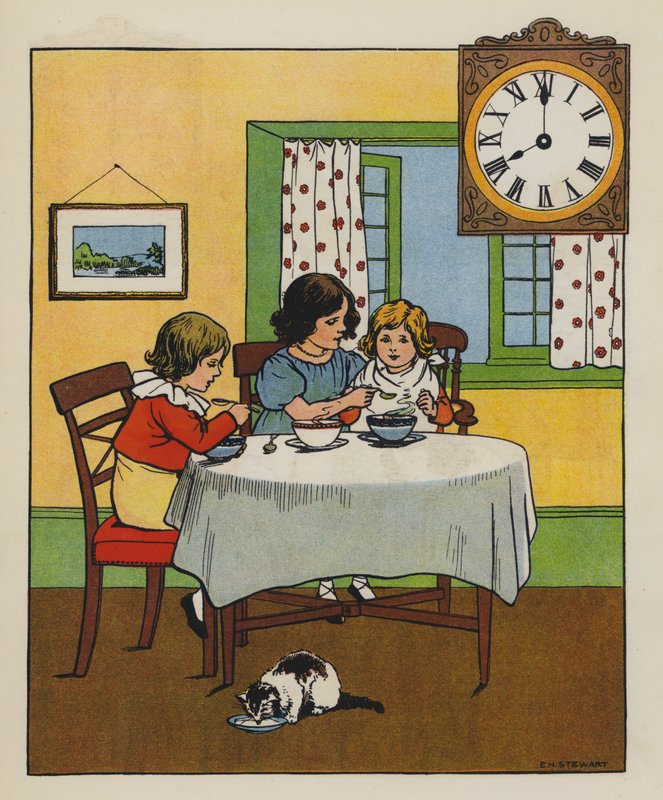 Śniadanie (kolor lito) autorstwa Elise H. Stewart